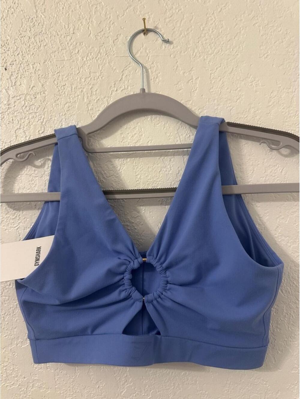 Whitney Simmons Gymshark "Beautiful Blue" Small Sports Bra